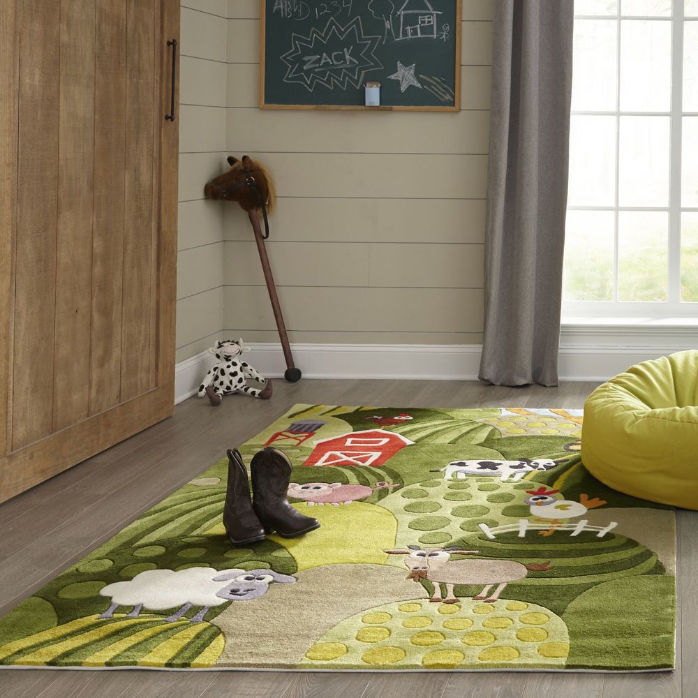 Momeni Lil Mo Whimsy LMJ11 Hand Tufted Synthetic Rug from the Kids ...