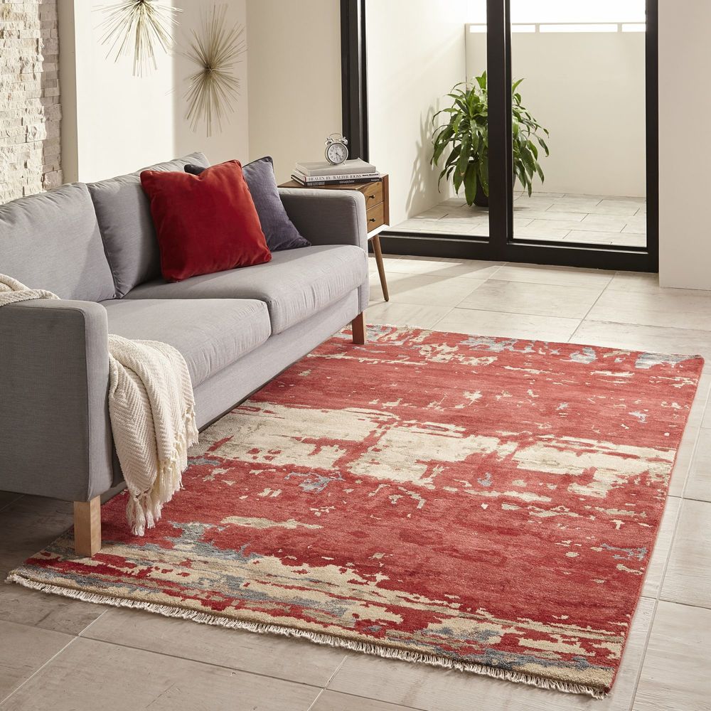 Momeni Terra TER-2 Red Rug from the Modern Rug Masters collection at ...