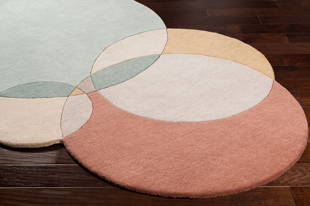 Surya Beck BCK1006 Sage Oddly Shaped Abstract Rug from the Shapes