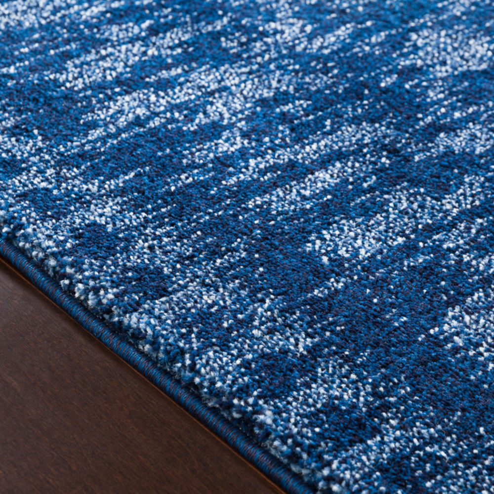 Baylee BYL-1003 Dark Blue Abstract Patterned Rug