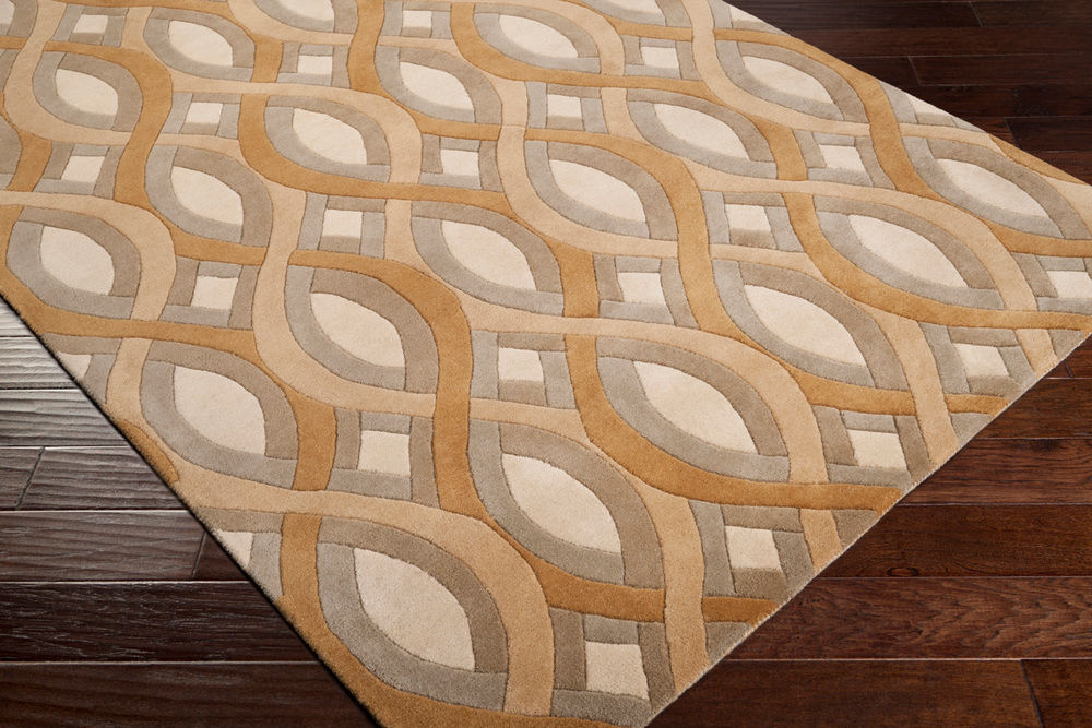 Surya Modern Classics CAN1901 Camel Patterned Wool Rug from the