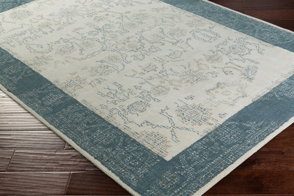 Surya Christie CIS1000 Navy Traditional Wool Rug from the Modern