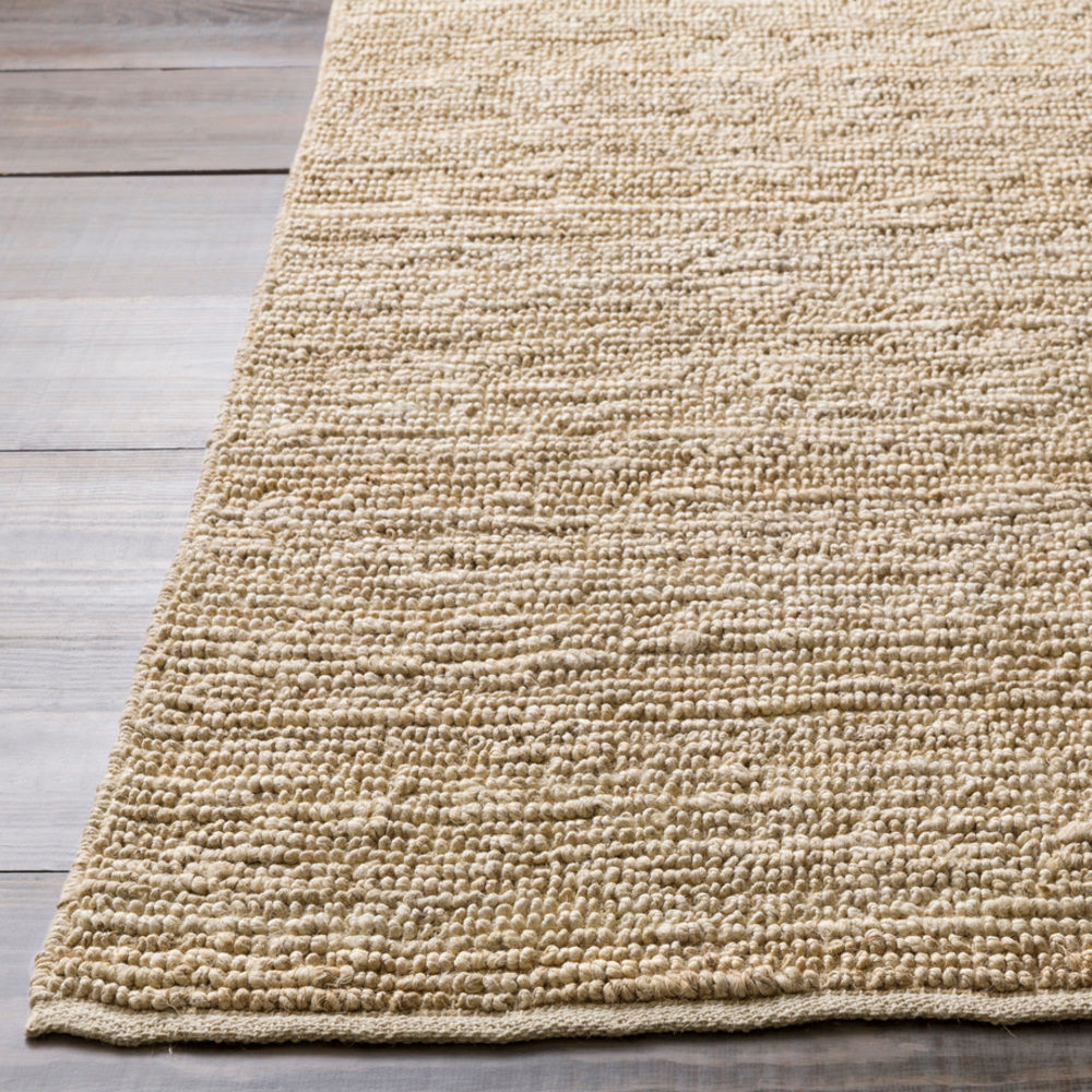 Surya Continental COT1930 Cream Natural Fiber Solid Colored Rug from