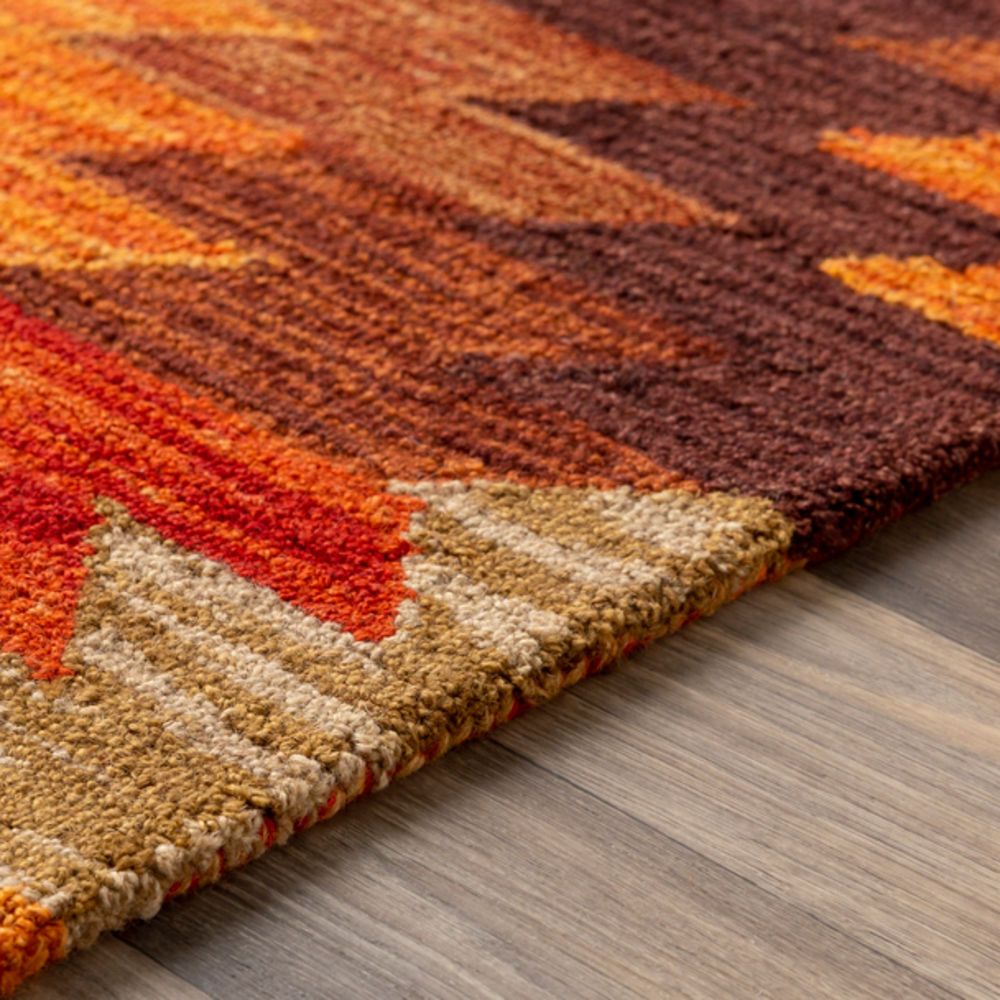 Dena DNA-1004 Terracotta Wool Transitional Rug