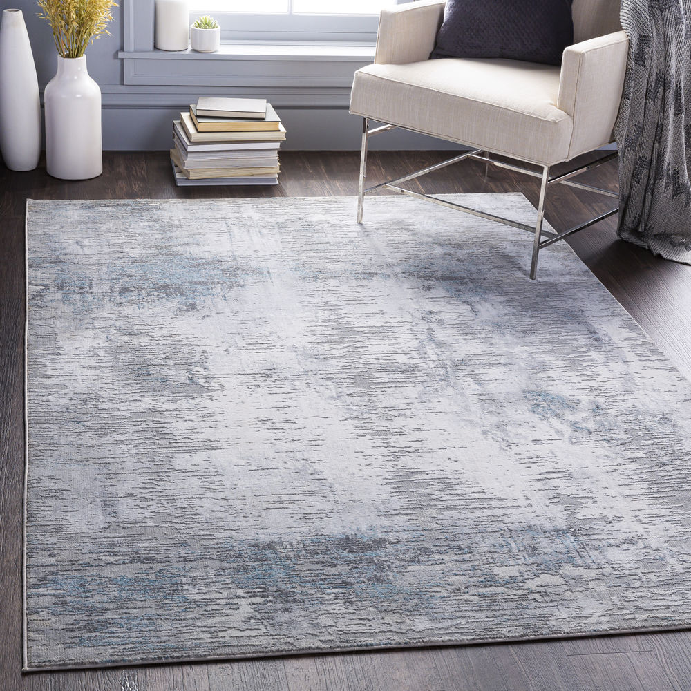 Modern Loom Edinburgh Edg2306 Gray Power Loomed Synthetic Rug from the
