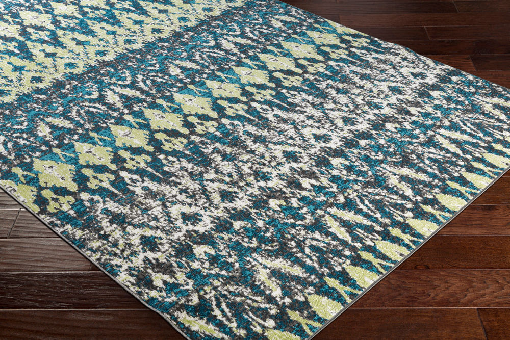 Surya Rafetus ETS2306 Lime Abstract Synthetic Rug from the Modern Rug