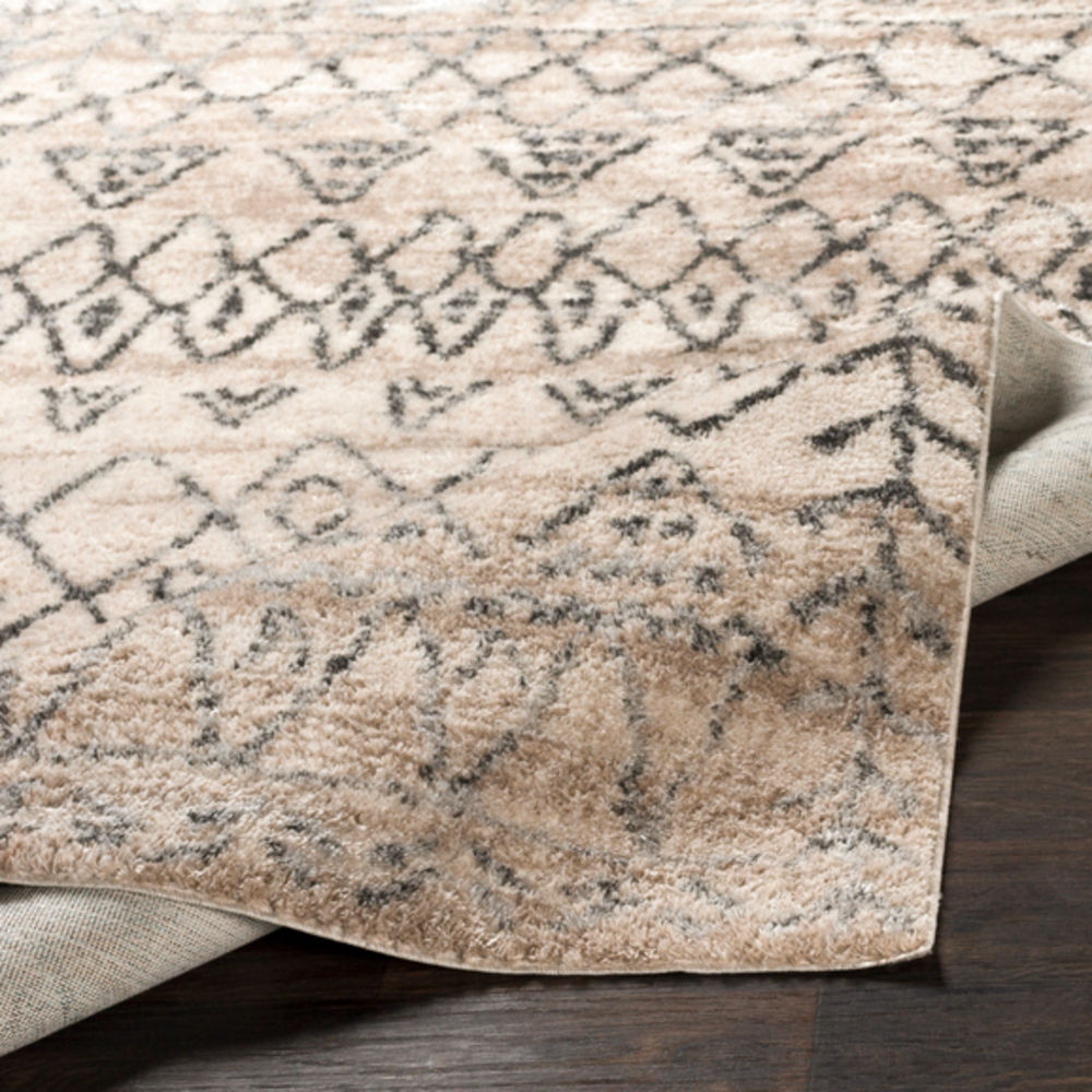 Surya Flokati FKT2303 Camel Abstract Synthetic Rug from the Modern Rug