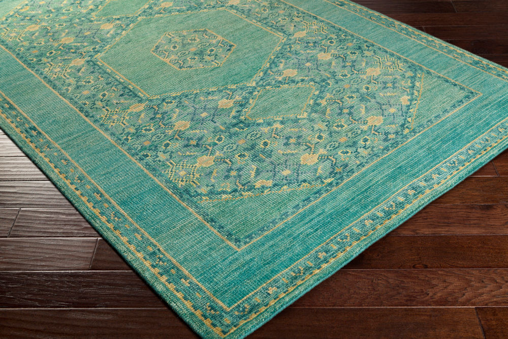 Surya Haven HVN1217 Emerald Wool Traditional Rug from the Assorted