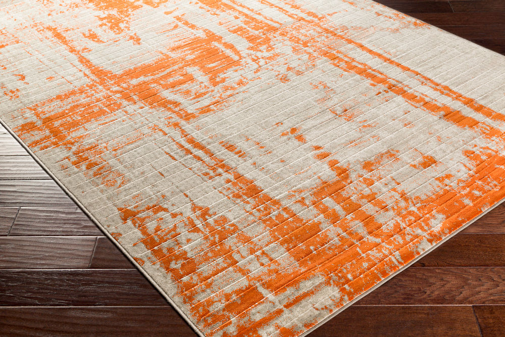 Surya Jax JAX5032 Burnt Orange Synthetic Abstract Rug from the Modern