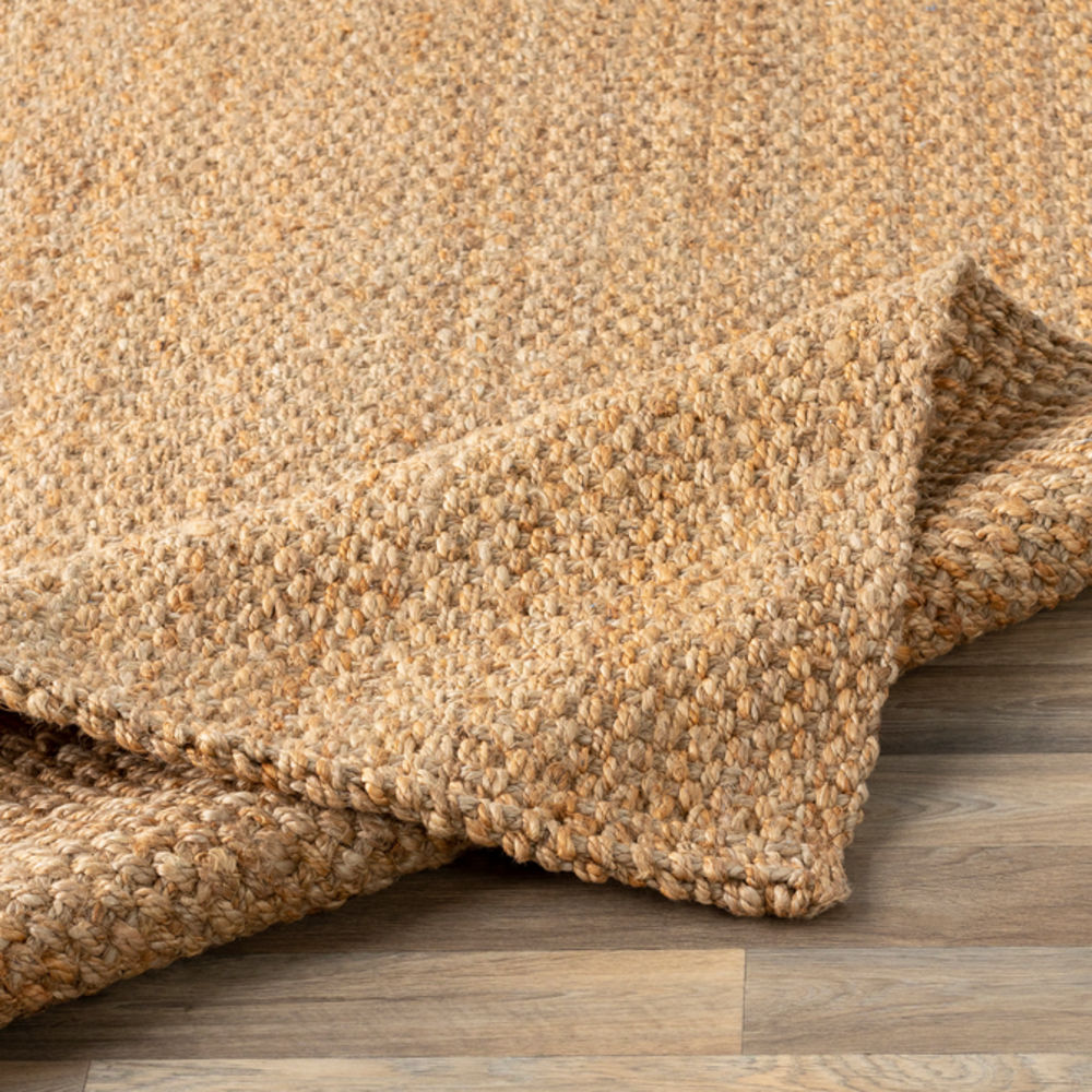 Surya Jute Woven JS2 Wheat Natural Fiber Solid Colored Rug from the Solid Rugs collection at