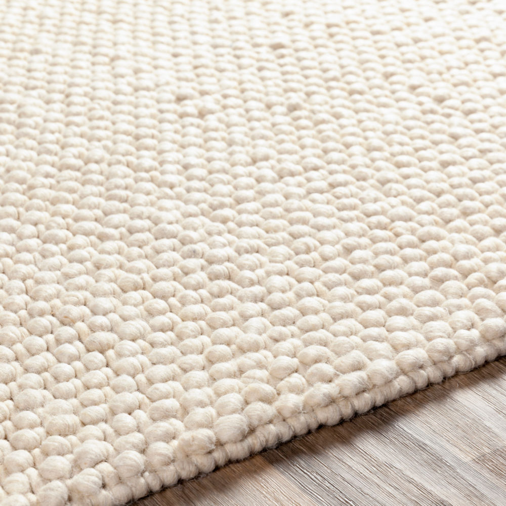 Surya Lucerne LNE1000 Cream Wool Solid Colored Rug from the Solid Rugs