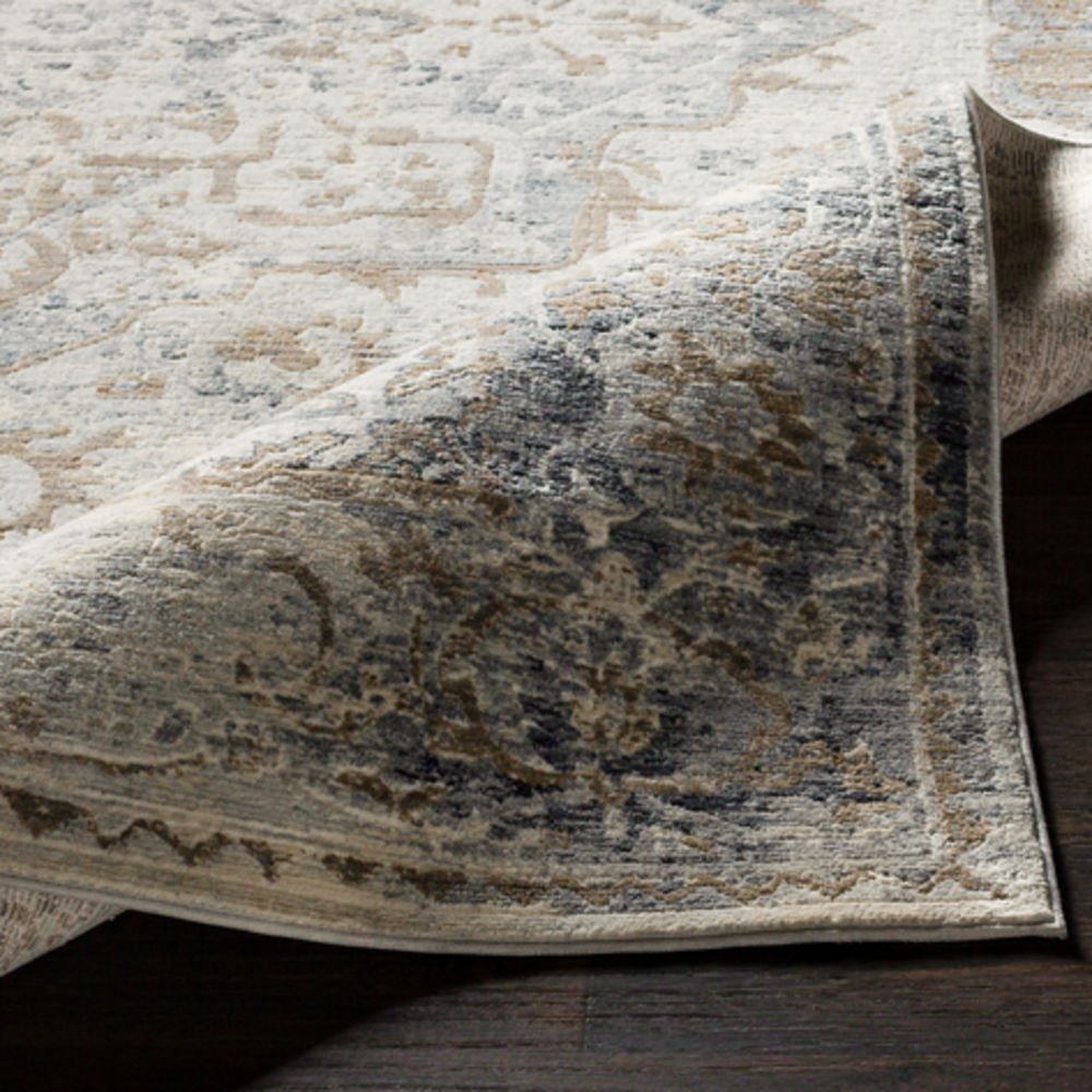 Surya Liverpool LVP2302 Charcoal Transitional Synthetic Rug from the