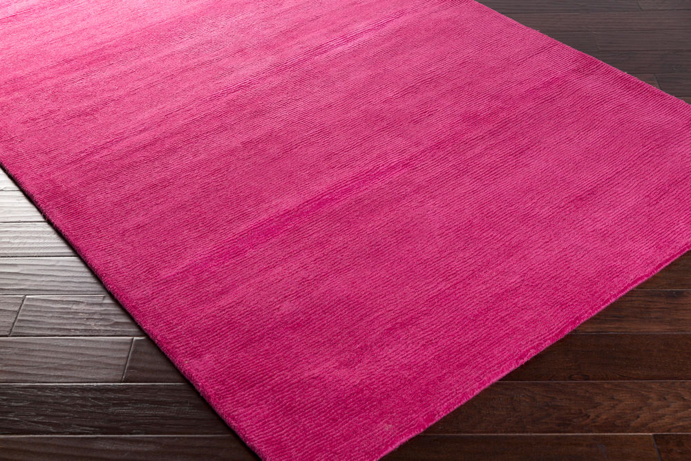 Surya Mystique M5327 Bright Pink Wool Solid Colored Rug from the Solid Rugs collection at