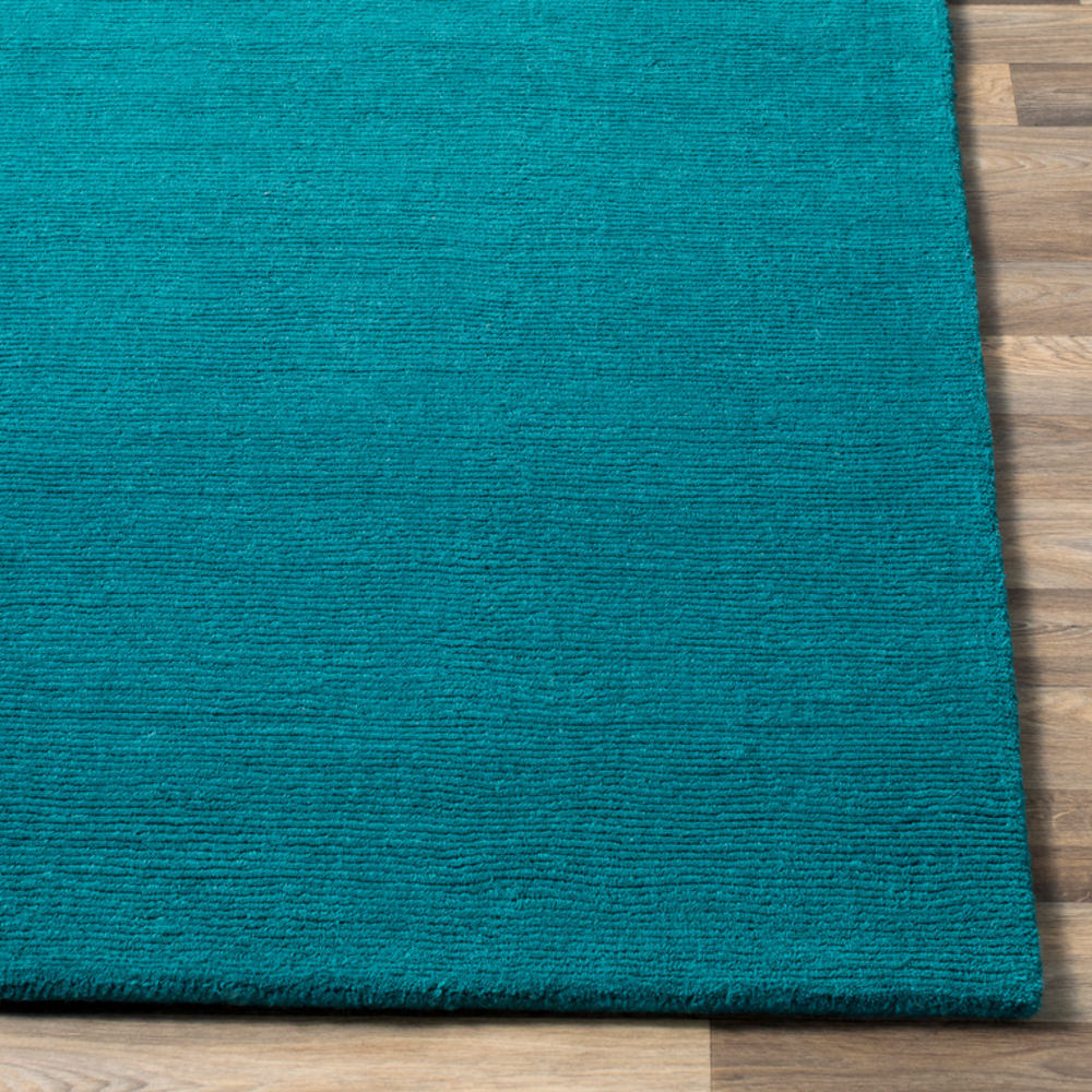 Surya Mystique M5330 Teal Wool Solid Colored Rug from the Solid Rugs