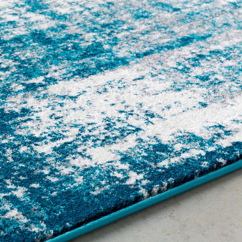 Surya Pepin PEI1007 Aqua Synthetic Abstract Rug from the Modern Rug