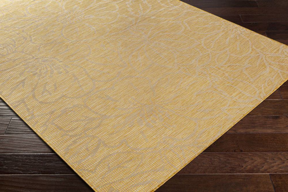 Modern Loom Pasadena PSA2329 Yellow Power Loomed Synthetic Rug from