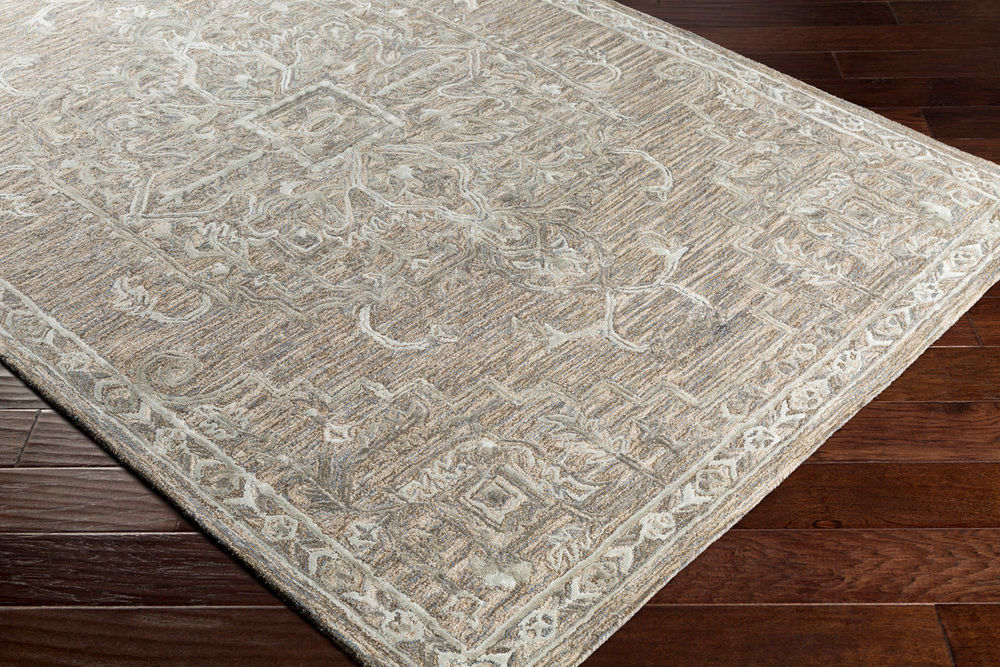 Surya Shelby SBY1007 Camel Silk Wool Rug from the Assorted Traditional