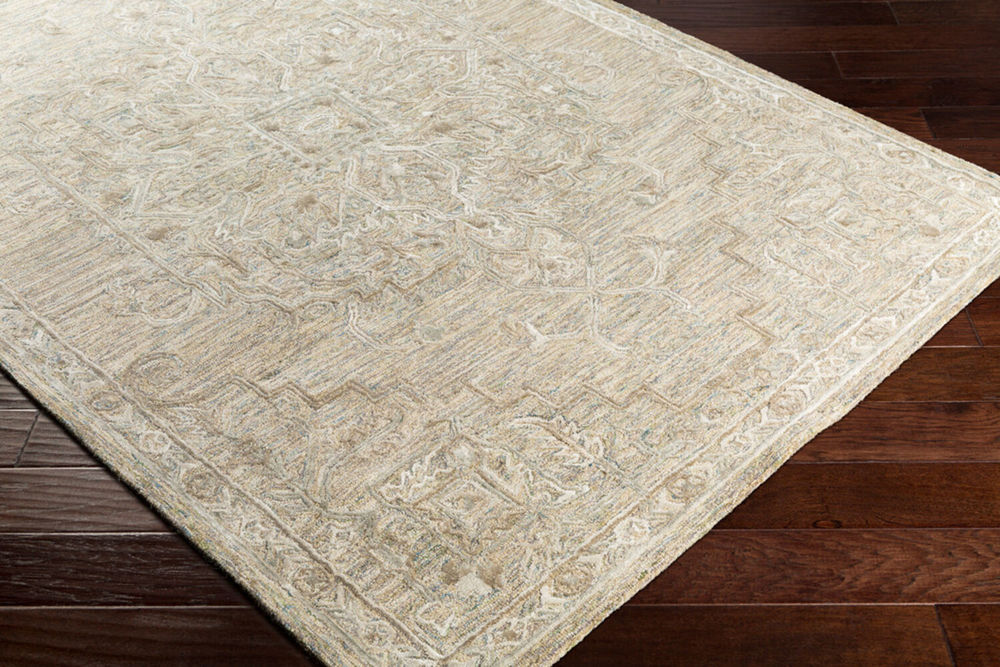 Surya Shelby SBY1008 Khaki Silk Wool Rug from the Assorted Traditional