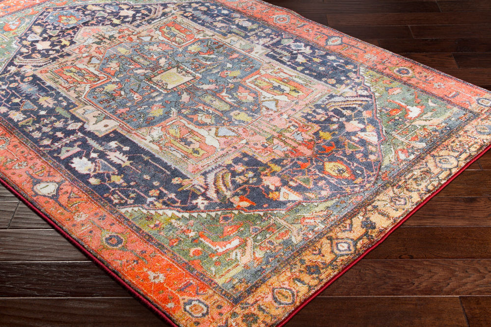 Surya Silk Road SKR2301 Coral Traditional Transitional Rug from the
