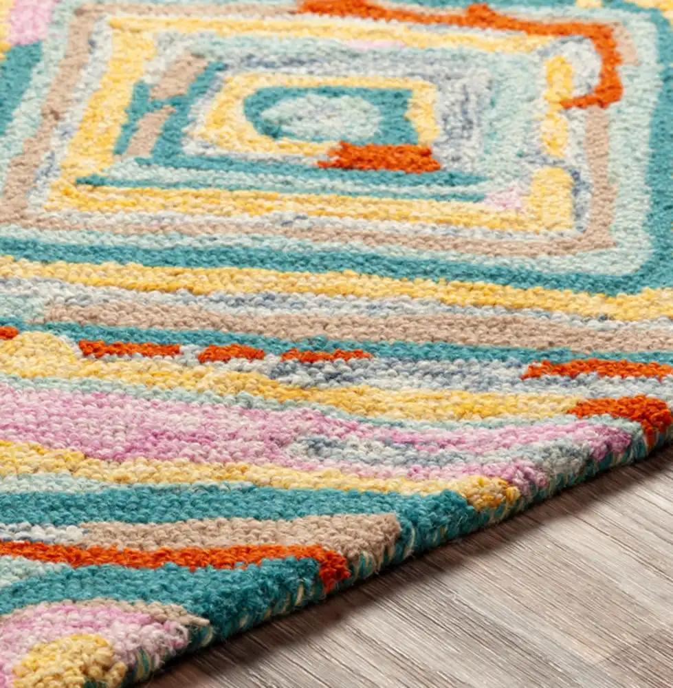 Surya Serafina SRF-2024 Bright Pink Patterned Abstract Rug from the ...