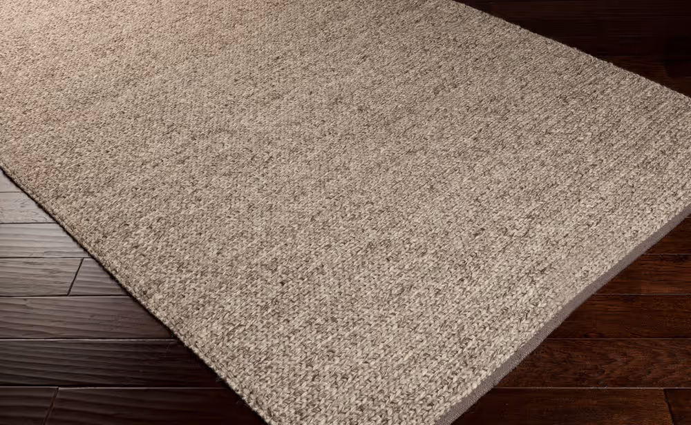 Surya Toccoa TCA201 Taupe Wool Solid Colored Rug from the Solid Rugs