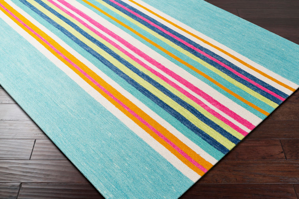 Technicolor TEC-1016 Mint Wool Abstract Rug
