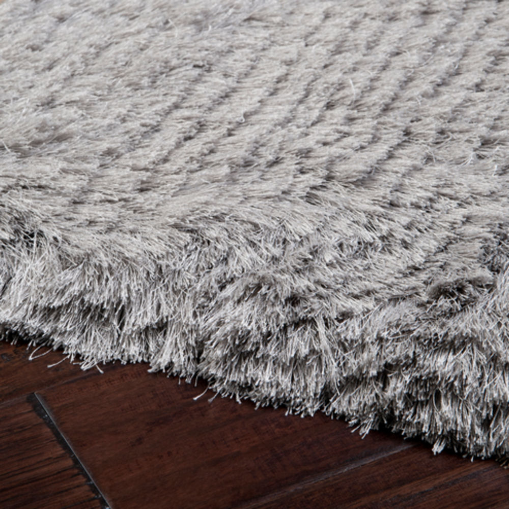Surya Whisper WHI1003 Light Gray Solid Colored Synthetic Rug from the