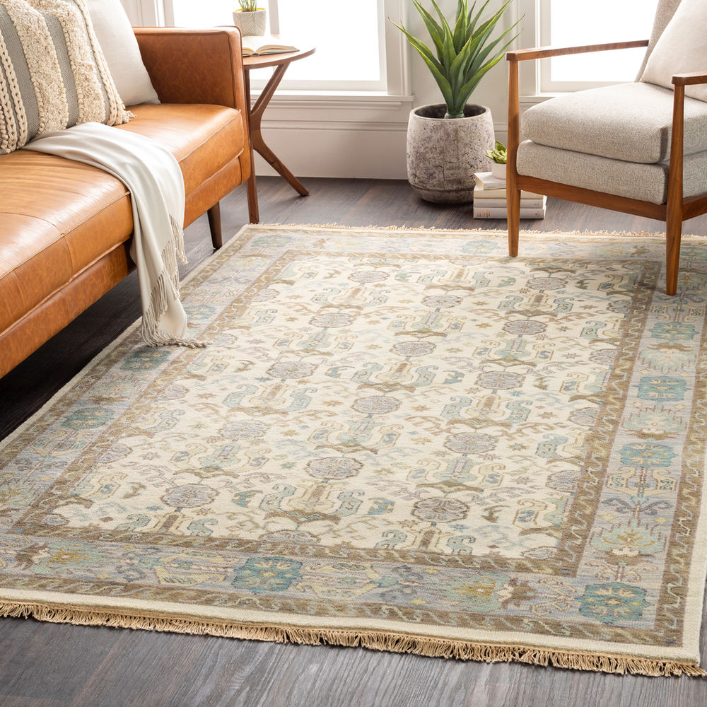 Surya Zeus ZEU7829 Ivory Traditional Wool Rug from the Assorted