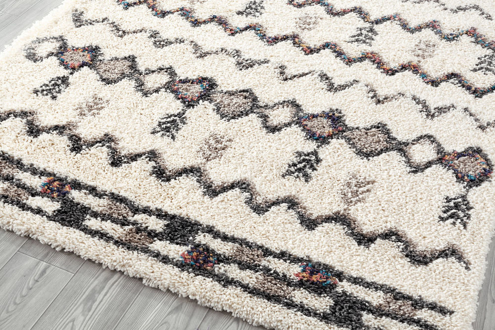 Modern Loom Denver DEN1 Ivory Rug from the Southwestern Style Rugs