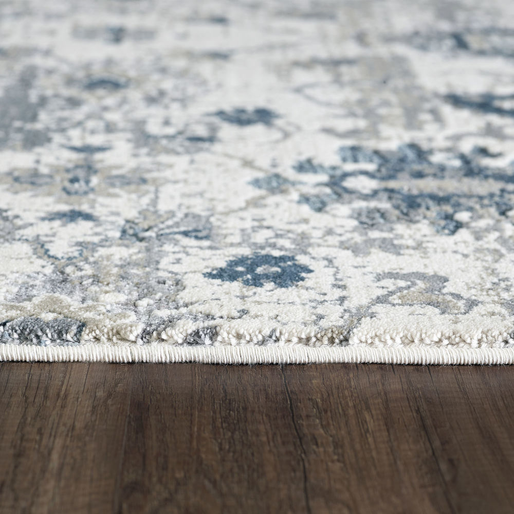 Modern Loom Astoria 3375 Cream/Blue Transitional Rug from the Assorted