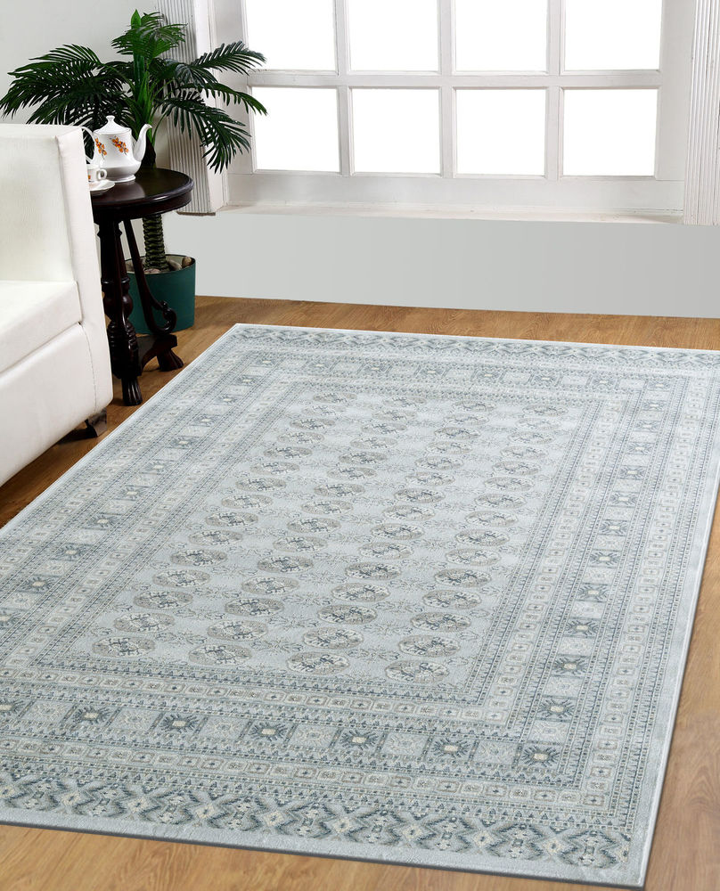 Modern Loom Isfahan 7250 Light Grey Traditional Rug from the Assorted Traditional Rugs