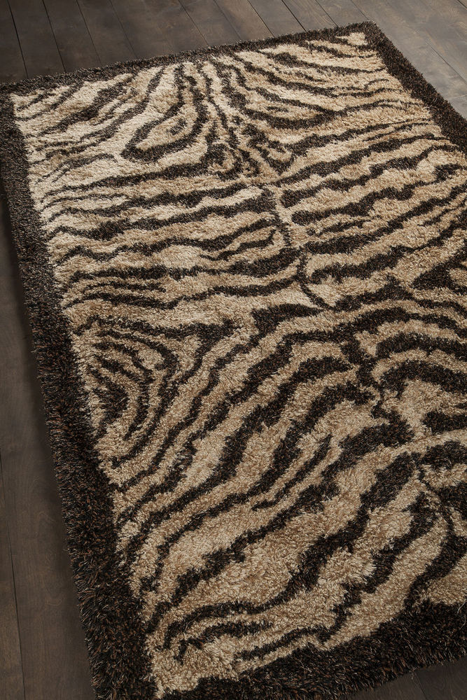 Chandra Amazon AMA5600 Lt. Brown Animal Print Rug from the Animal