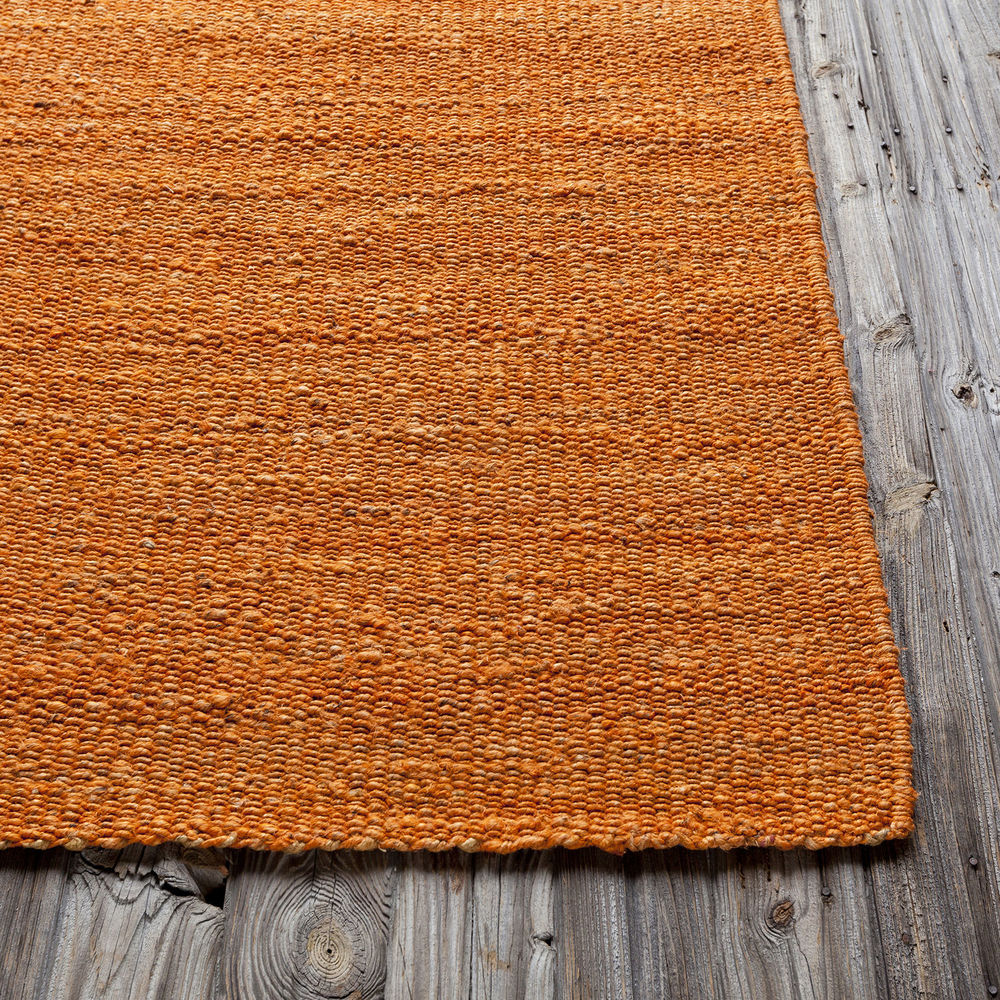 Chandra Amela AME7700 Dk. Orange Solid Color Rug from the Sisal & Jute