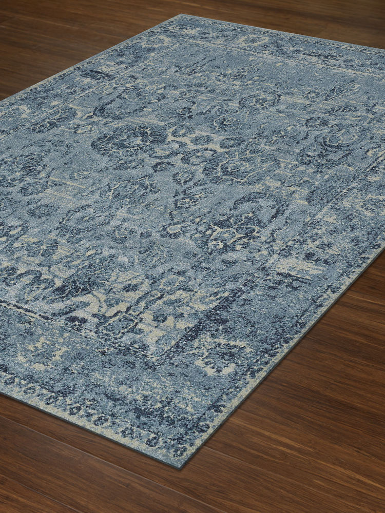 Modern Loom Geneva GV702 Sky Blue Rug from the Assorted Traditional Rugs collection at Modern