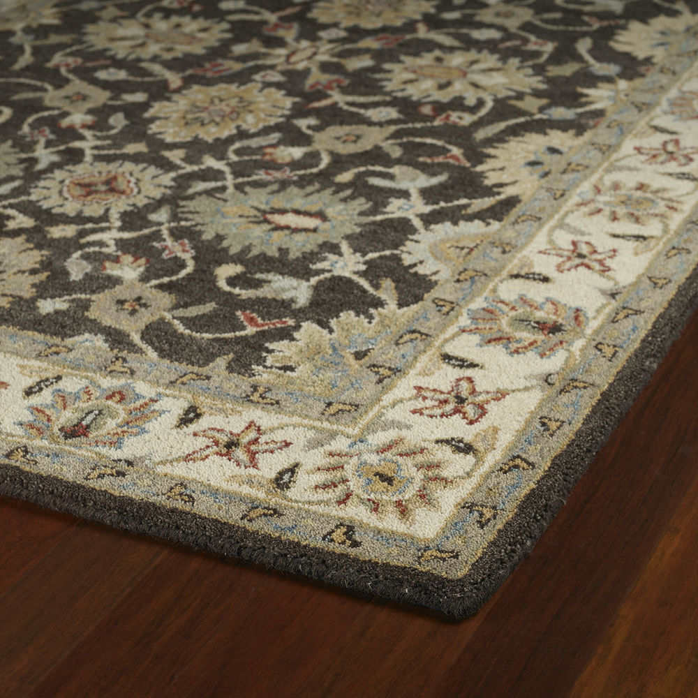 Modern Loom Solomon Hand Tufted Chocolate Traditional Rug from the