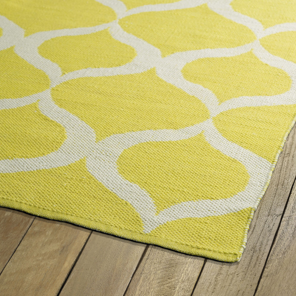 Modern Loom Brisa Yellow Outdoor Patterned Modern Rug 2 from the