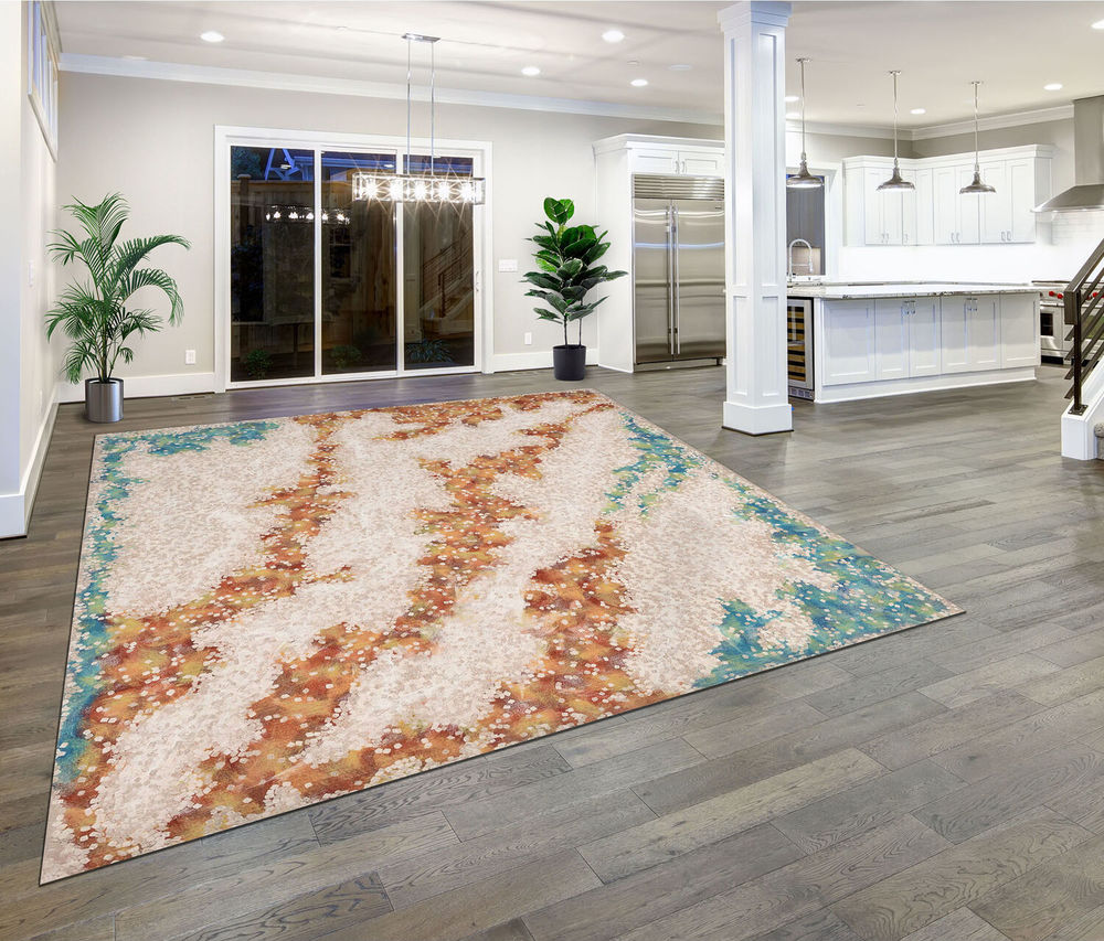 Modern Loom Visions Iv VIS412612 Ivory/Cream Abstract Outdoor