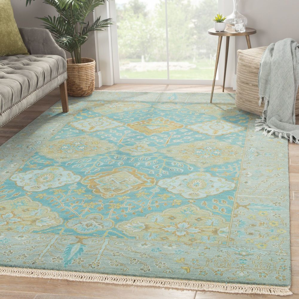 Modern Loom Living Opus OP30 Opus Allegro Green Hand Loomed Wool Rug