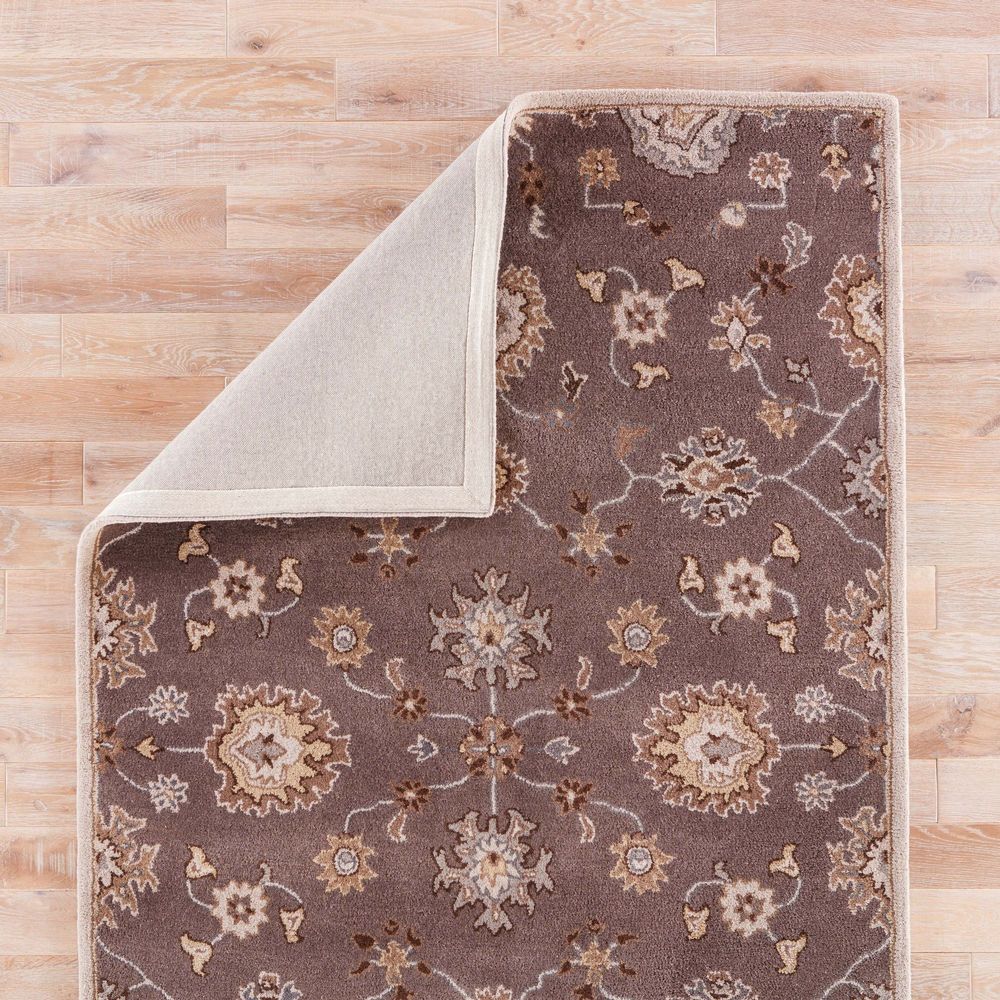 Jaipur Living Poeme PM14 Poeme Nantes Brown Hand Loomed Wool Rug from