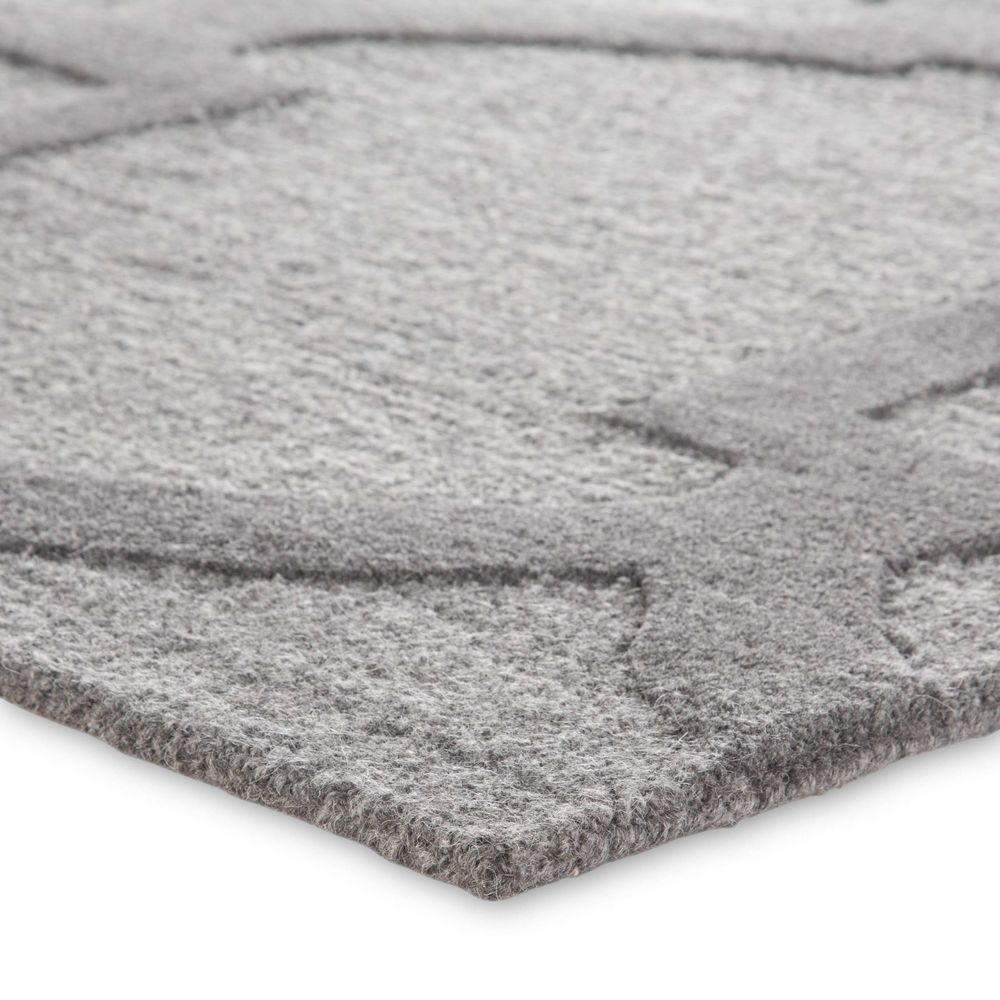 Jaipur Living City CT118 Regency Dark Gray Hand Loomed Wool Rug from