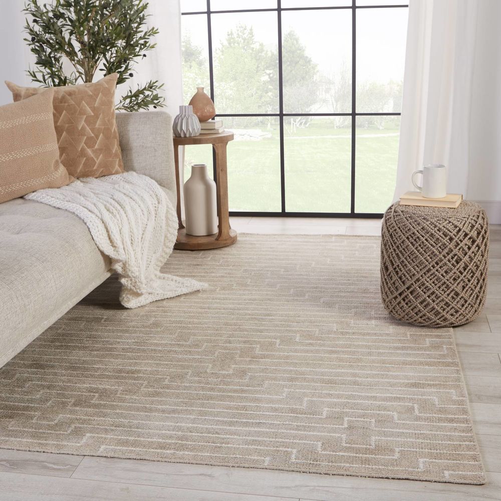 Jaipur Living Satellite SAT08 Beige Handmade Synthetic Rug from the