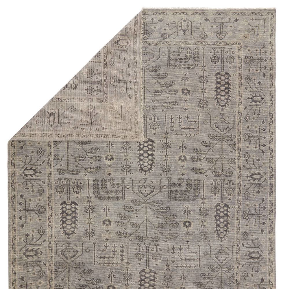 Jaipur Living Salinas SLN15 Gray Handmade Wool Rug from the Traditional