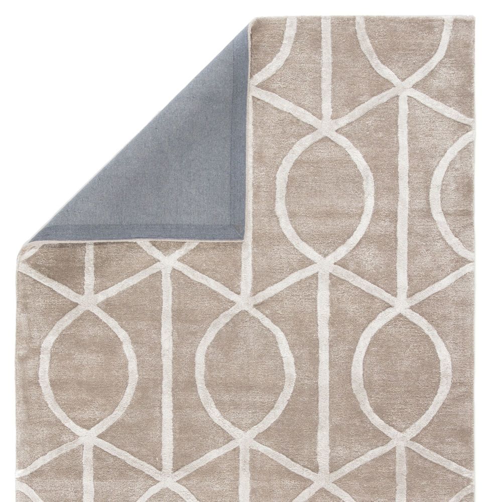 Jaipur Living City CT14 Seattle Gray Silver Hand Loomed Wool Rug from the Modern Rug Masters