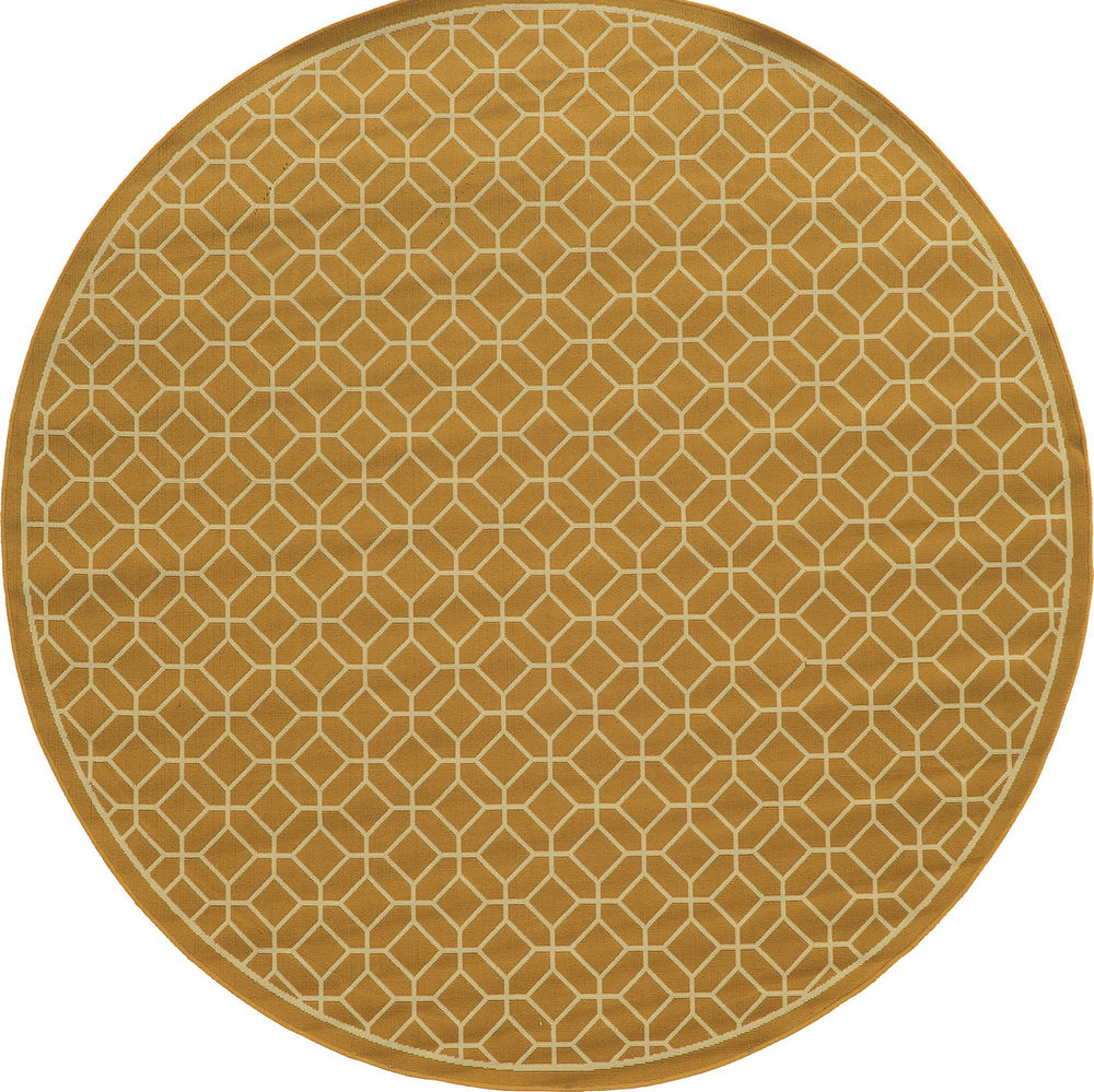Modern Loom Riviera 7310_4771H Gold Outdoor Rug from the Bauhaus