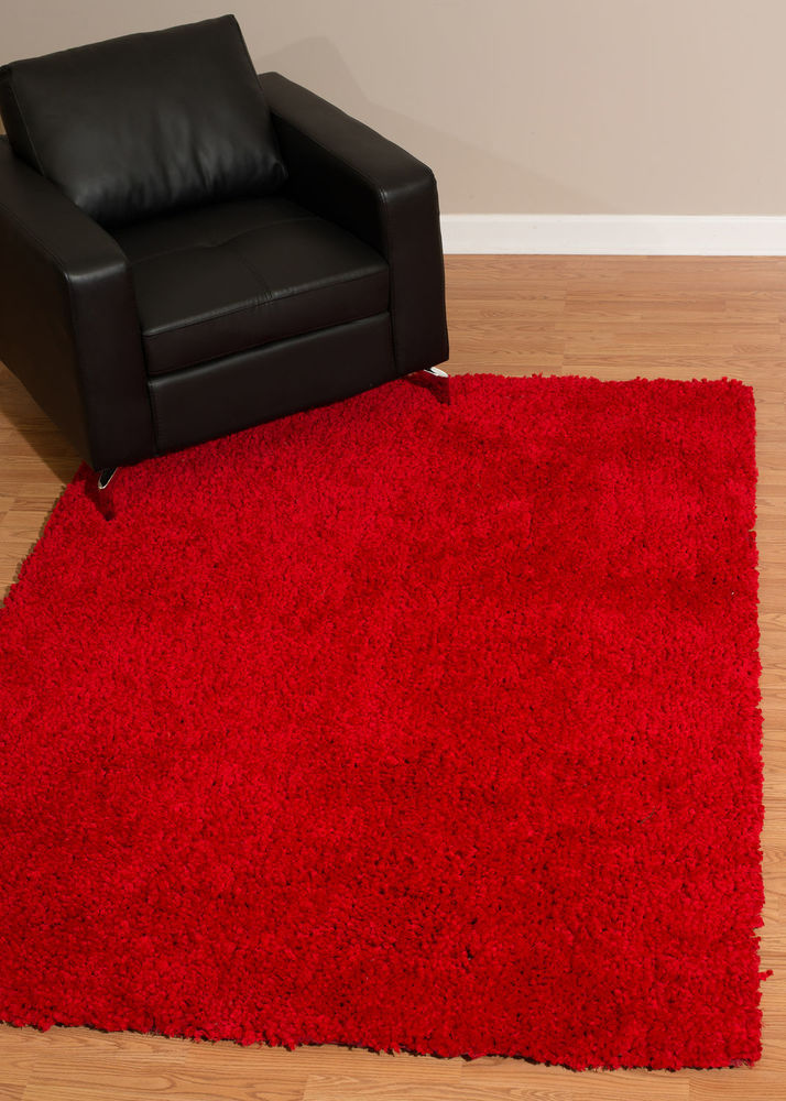 Modern Loom Carmire 7410_2310_1009 Red Polyester Rug from the Solid Rugs collection at Modern