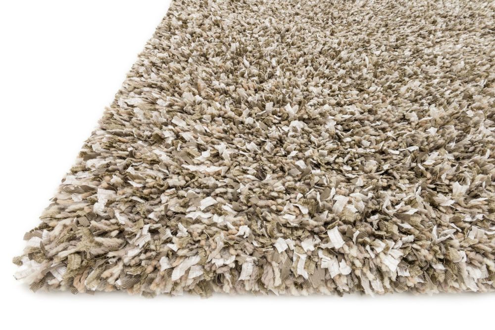 Modern Loom Cleo Shag CO-01 Stone Wool Shag Rug