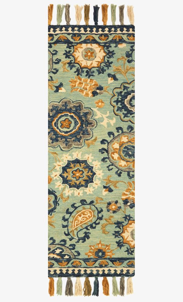Loloi FARRAH FH01 MultiColored Hand Hooked Wool Rug from the Assorted