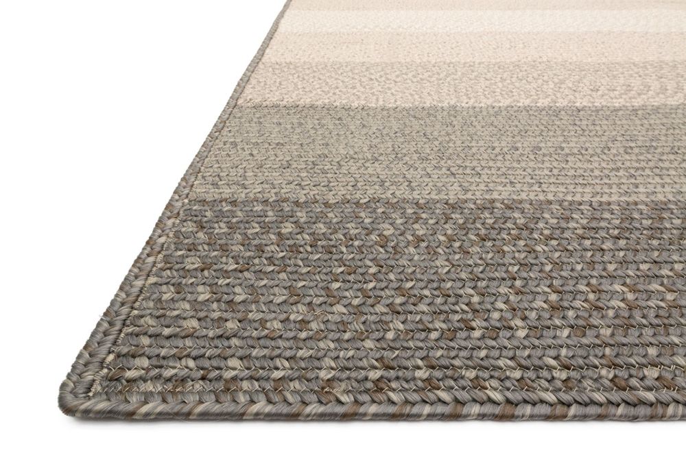 Loloi Garrett GA04 Neutral Synthetic Traditional Rug from the Braided