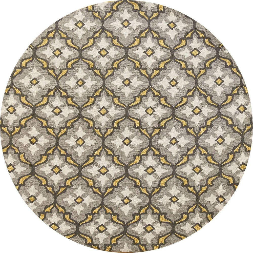Kas Rugs Harbor 4209 Grey/Gold Outdoor Rug from the Outdoor Rugs collection at Modern Area Rugs