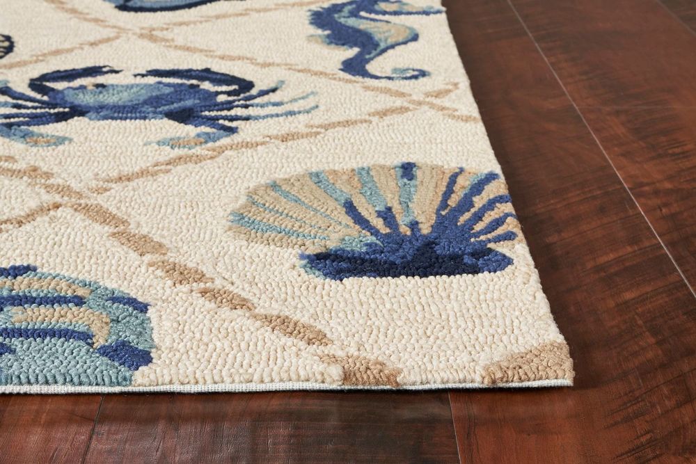 Kas Rugs Harbor 4217 Sand Outdoor Rug from the Kids' Rugs Collection